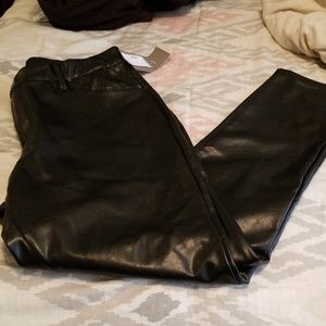 Maurices faux leather pants sz 16